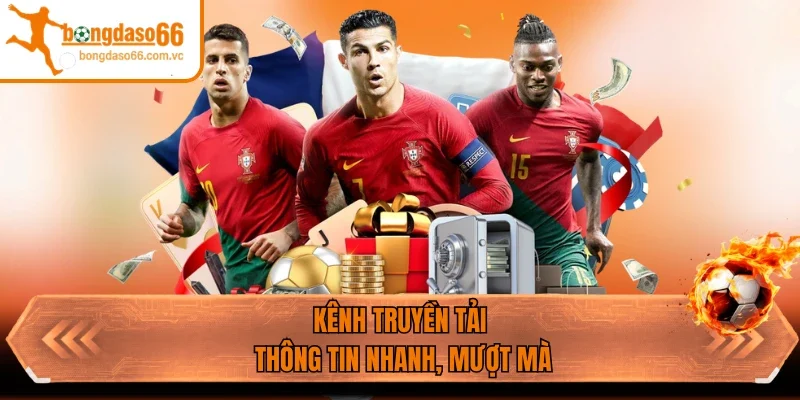 Kênh truyền tải thông tin nhanh, mượt mà
